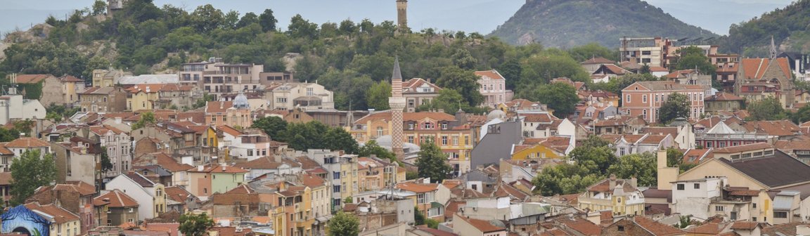 View of Plovdiv, home of the Academy for National and Information Security